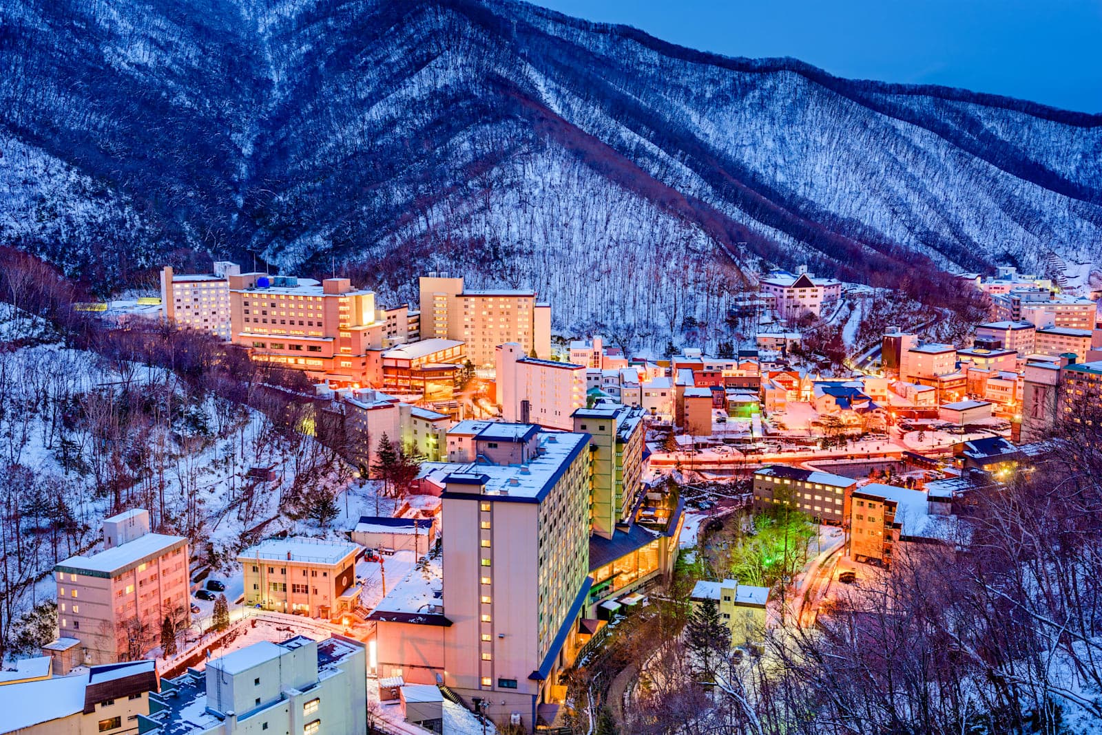 노보리베쓰 온천 사진