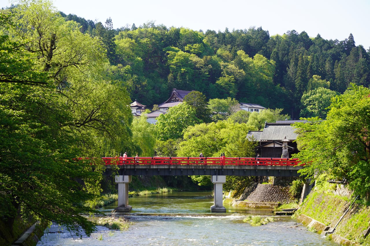 Photo : Le pont Nakabashi