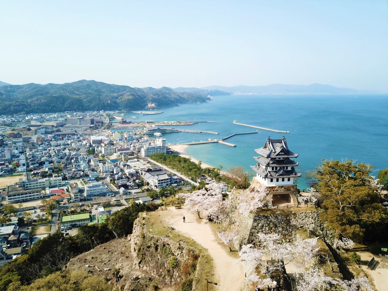 Photo : Sumoto vue depuis les ruines du château